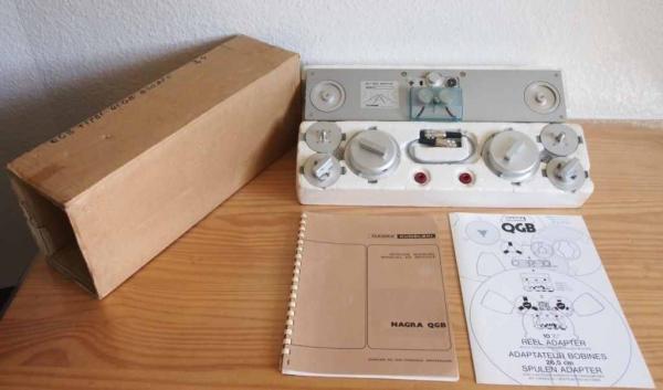 NAGRA QGB 10 1/2`` ADAPTER KOMPLET IV-S IVS IV-STC TC 4 TIME CODE 