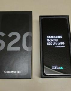 Samsung Galaxy S20 128GB = 550 EUR,Samsung S20+ 128GB = 600EUR, Samsung S20 Ultra 128GB = 650E