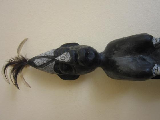 Afrikanische Ritual Figur - Holzschnitzerei - Kult - Ethno - Frau - Skulptur
