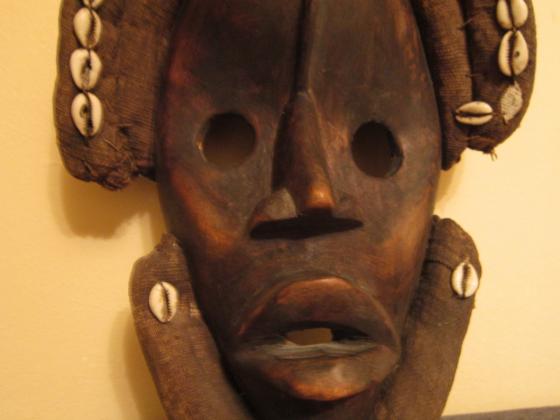Alte Dan Maske - Liberia - Dan Tribe - Westafrika - aus Sammlung - 33cm x 24cm