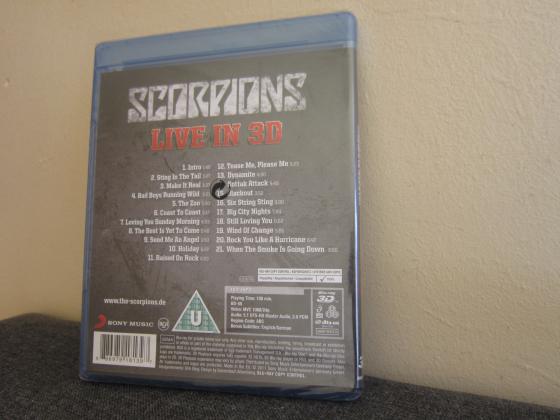 Scorpions - Live in 3D - Get your sting & Blackout - BluRay