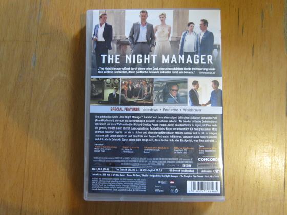 The Night Manager - Die komplette 1. Staffel - Dvd Box