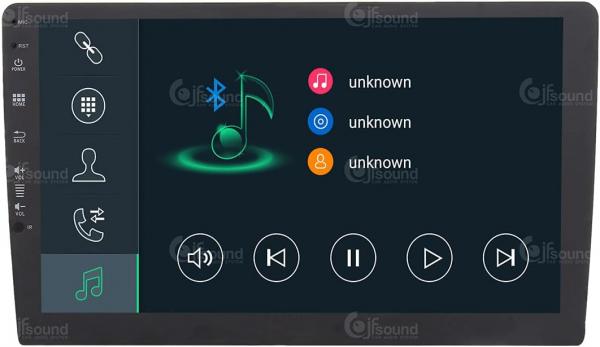 Jfsound-Systeme Universal Autoradio 2DIN Android GPS Bluetooth WiFi Dab USB Full HD Touchscreen Display 10