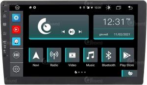 Jfsound-Systeme Universal Autoradio 2DIN Android GPS Bluetooth WiFi Dab USB Full HD Touchscreen Disp