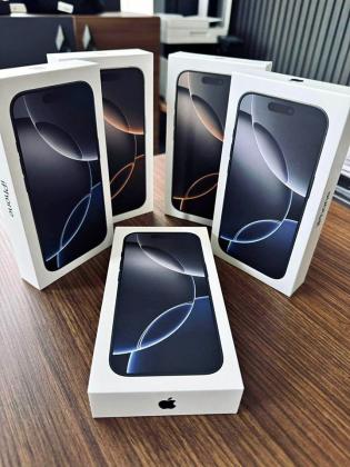 Apple iPhone 16 Pro 128GB   €650 EUR , iPhone 16 Pro Max 256GB  €750 EUR, iPhone 16 128GB   €500 EUR , iPhone 16 Plus 128GB  €530 EUR