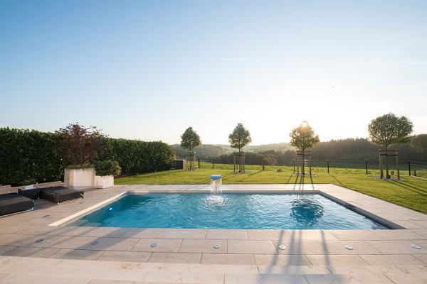 Moderne Gartengestaltung mit Triton Pool