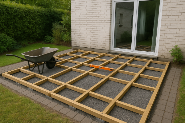 Terrasse aus Holz - gestalten und montieren