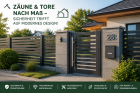 Zäune & Tore nach Maß – Sicherheit trifft auf modernes Design!